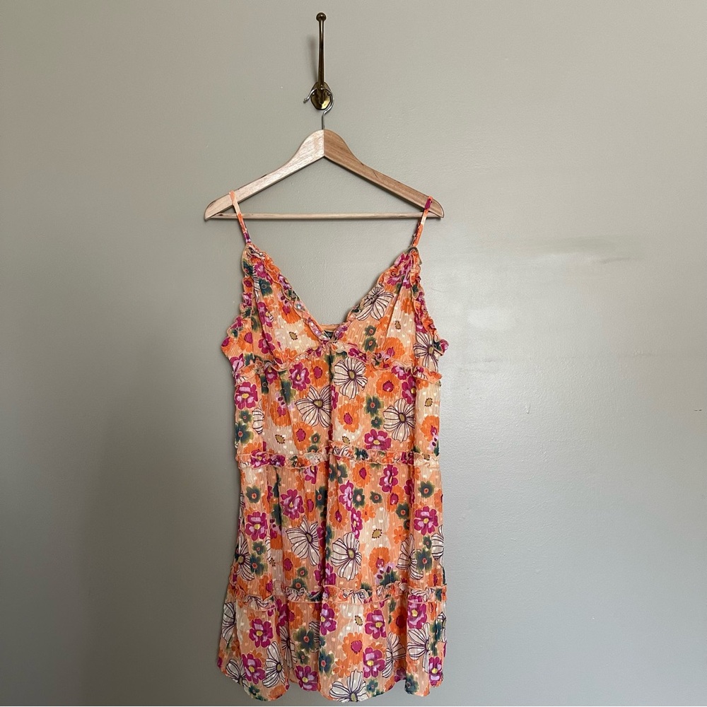 Wild Fable Multicolor Ruffled Dress